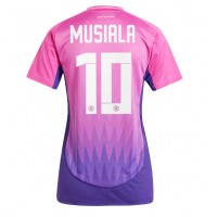 Camisa de time de futebol Alemanha Jamal Musiala #10 Replicas 2º Equipamento Feminina Europeu 2024 Manga Curta